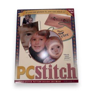 PC Stitch Cross-Stitch Pattern Design Software Version 5 New Sealed